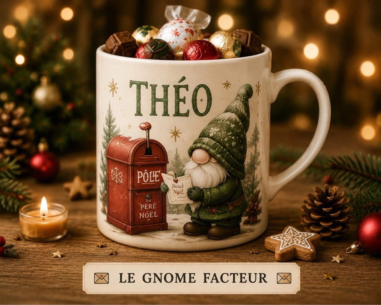 Kerstmokken met naam van het merk Place de Noël – photo 7